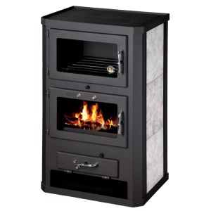 Kominek piec z piekarnikiem i fajerką Victoria Grande F 12 kW