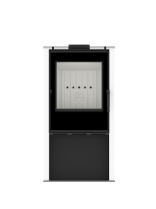 LUPO S Kominek wolnostojący Biały bok