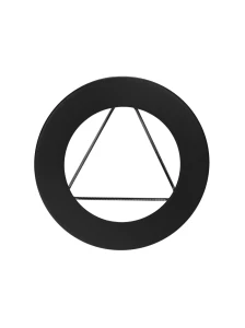 Rozeta czarna ROZ/S 130-CZ (ML)(SPK) ze sprężynami