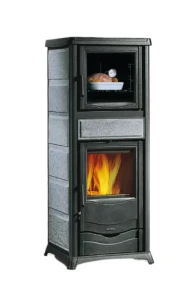 Piecyk na drewno La Nordica Rossella Plus Forno.165 Petra 9,4 kW