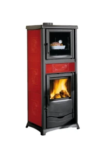 Piecyk na drewno La Nordica Rossella Plus Forno.165 Ceramica 9,4 kW