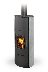 Piecyk akumulacyjny na drewno Romotop EVORA H Kamień 6,6 kW