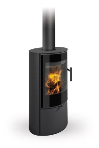 Piecyk akumulacyjny na drewno Romotop LAREDO Metal 6,6 kW