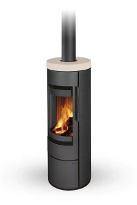Piecyk akumulacyjny na drewno Romotop LUANCO N Ceramika 7,4 kW