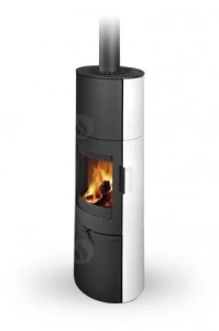 Piecyk akumulacyjny na drewno Romotop LUGO N A Ceramika 7,4 kW