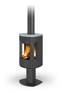 Piecyk akumulacyjny na drewno Romotop PARLA T 3S Kamień 7,8 kW