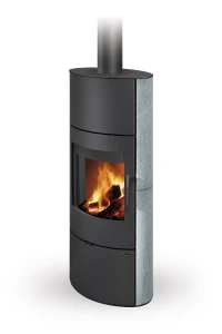 Piecyk akumulacyjny na drewno Romotop SONE H Kamień 8,2 kW