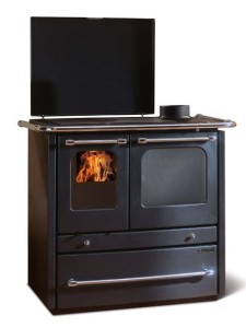 Kuchnia na drewno TermoSovrana DSA 13,5 kW z płaszczem (wymiennikiem) wodnym